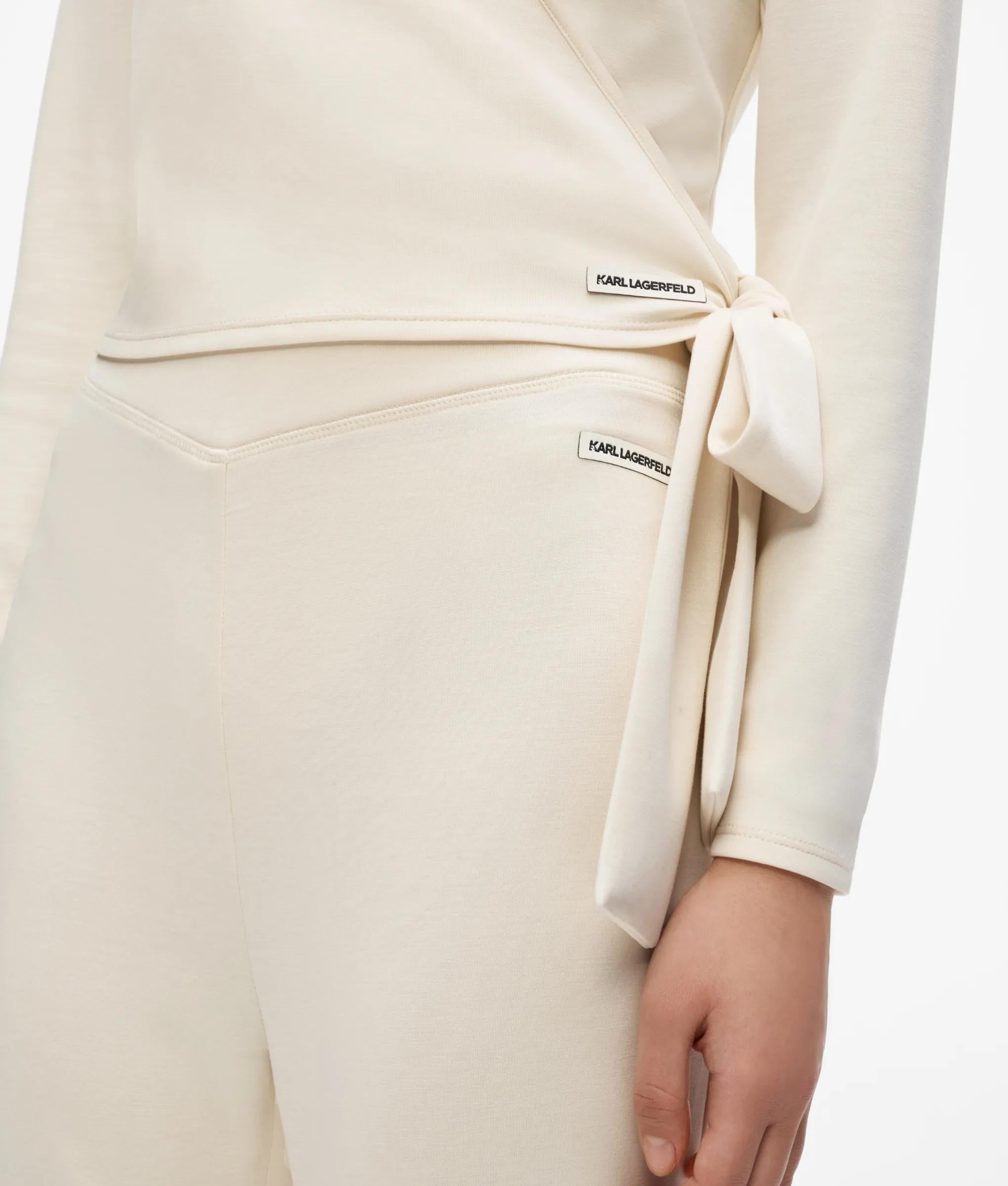 Loungewear broek met wijde pijpen