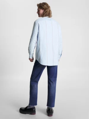 Camisa Oxford Crest Ithaca Stripe Archive