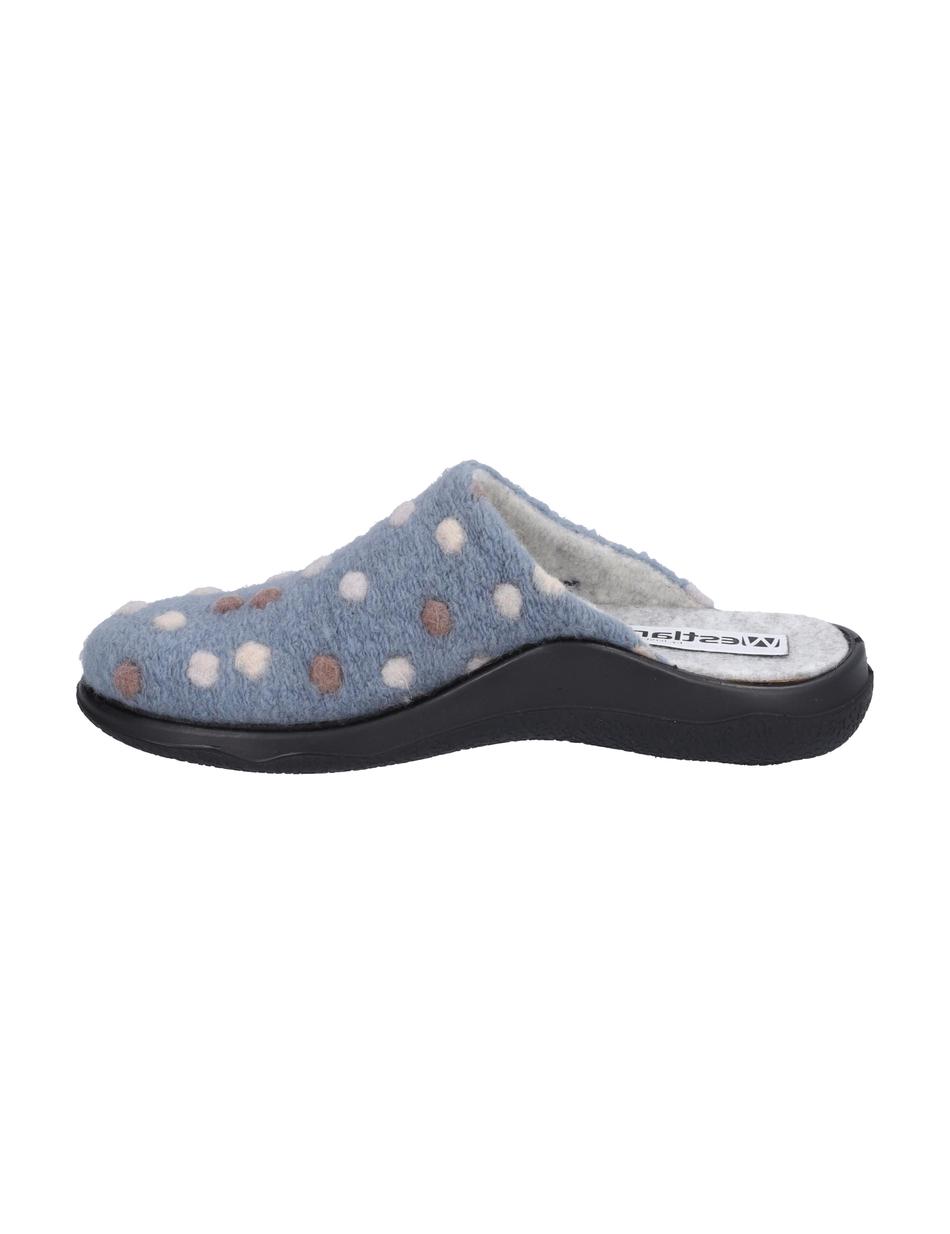 Hausschuh Roubaix 05, blau-multi