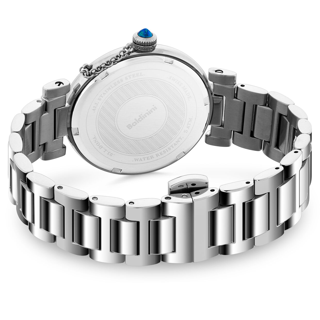 Baldinini Montre Femme en Acier & cristaux Swarovski Dona argentée