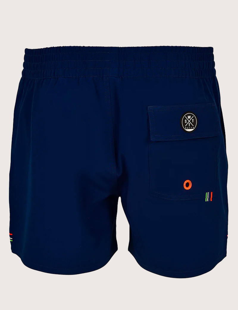 WATTS SHORT DE BAIN ELASTIQUE COOL Z INK BLUE HOMME