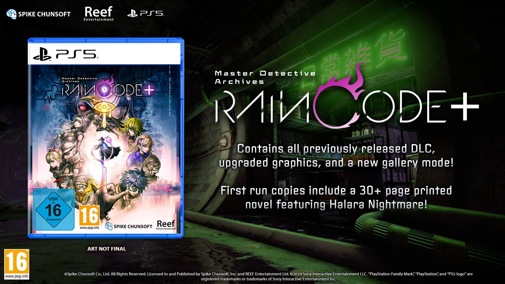 Master Detective Archives: RAIN CODE Plus - Lucid-Noir (Limited Edition)- PlayStation 5