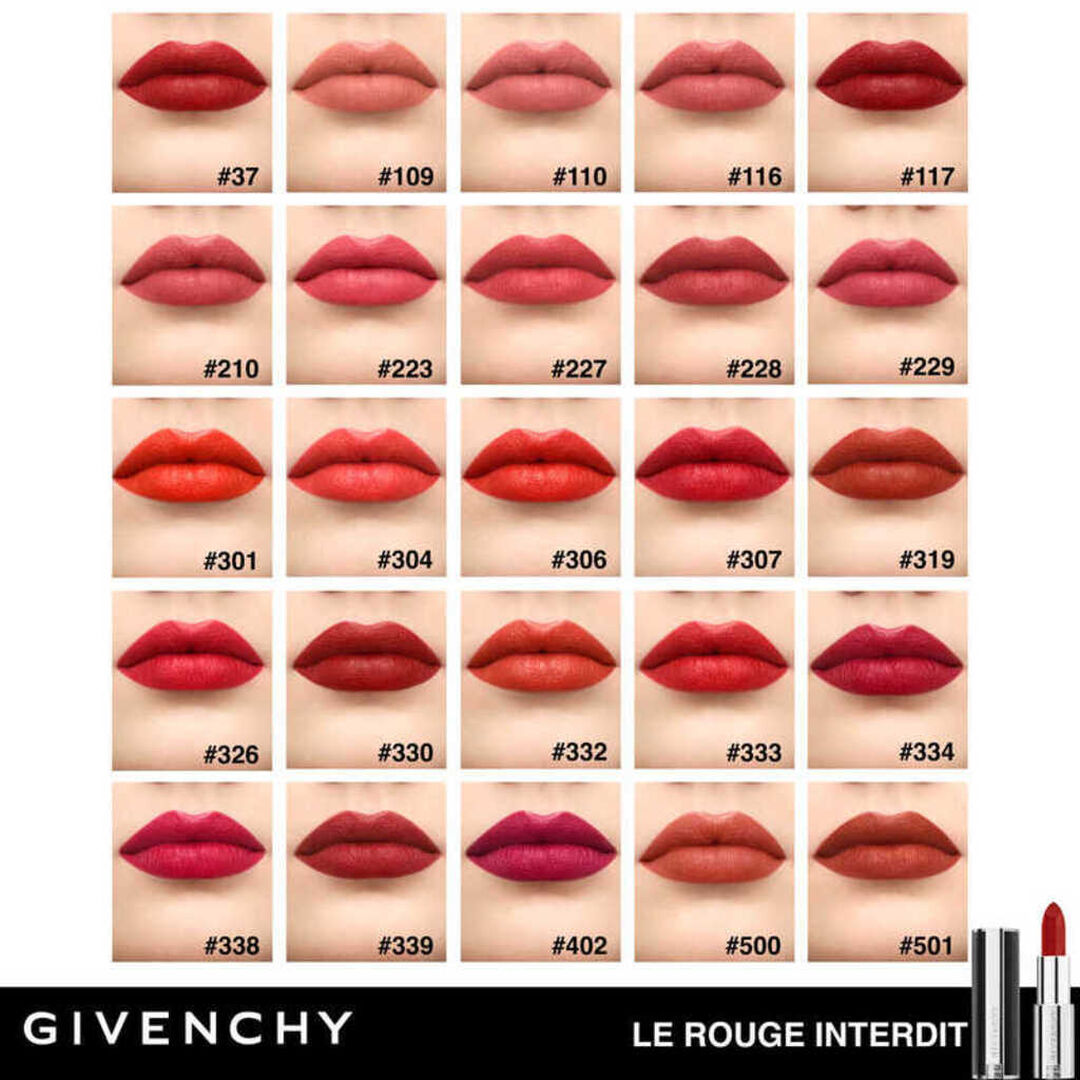 GIVENCHY LÁBIOS Batom Le Rouge Interdit Intense Silk