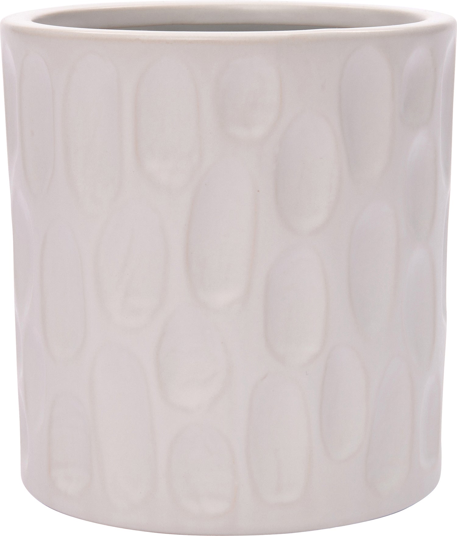 Intratuin bloempot Fado wit D 17 H 17 cm