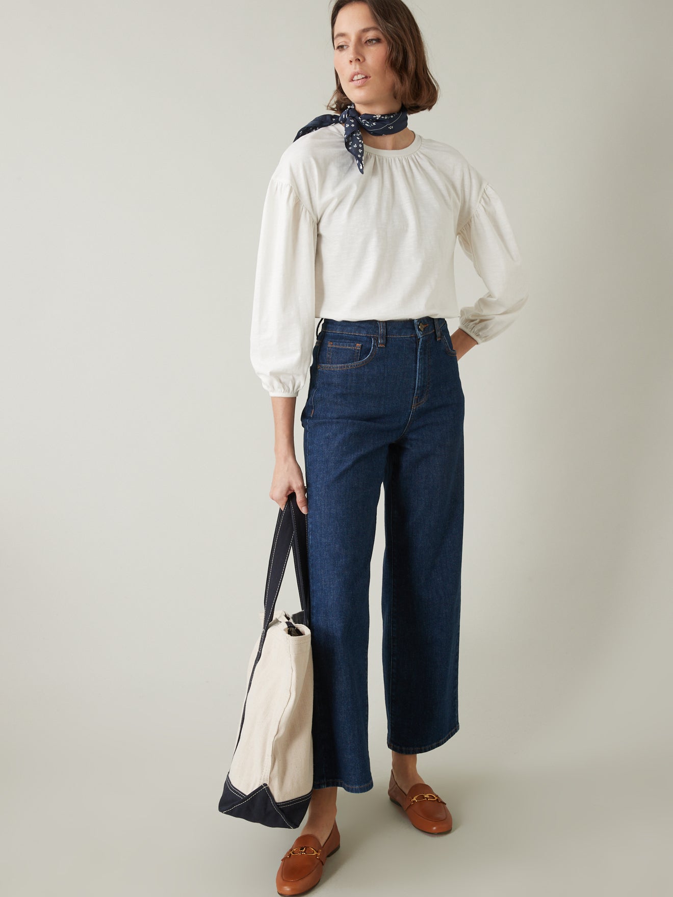 T-shirt manches ballon femme - coton bio