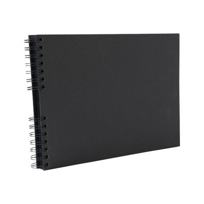 Exacompta ScrapAddict - Album scrapbooking - 32 x 22 cm - 70 pages noires