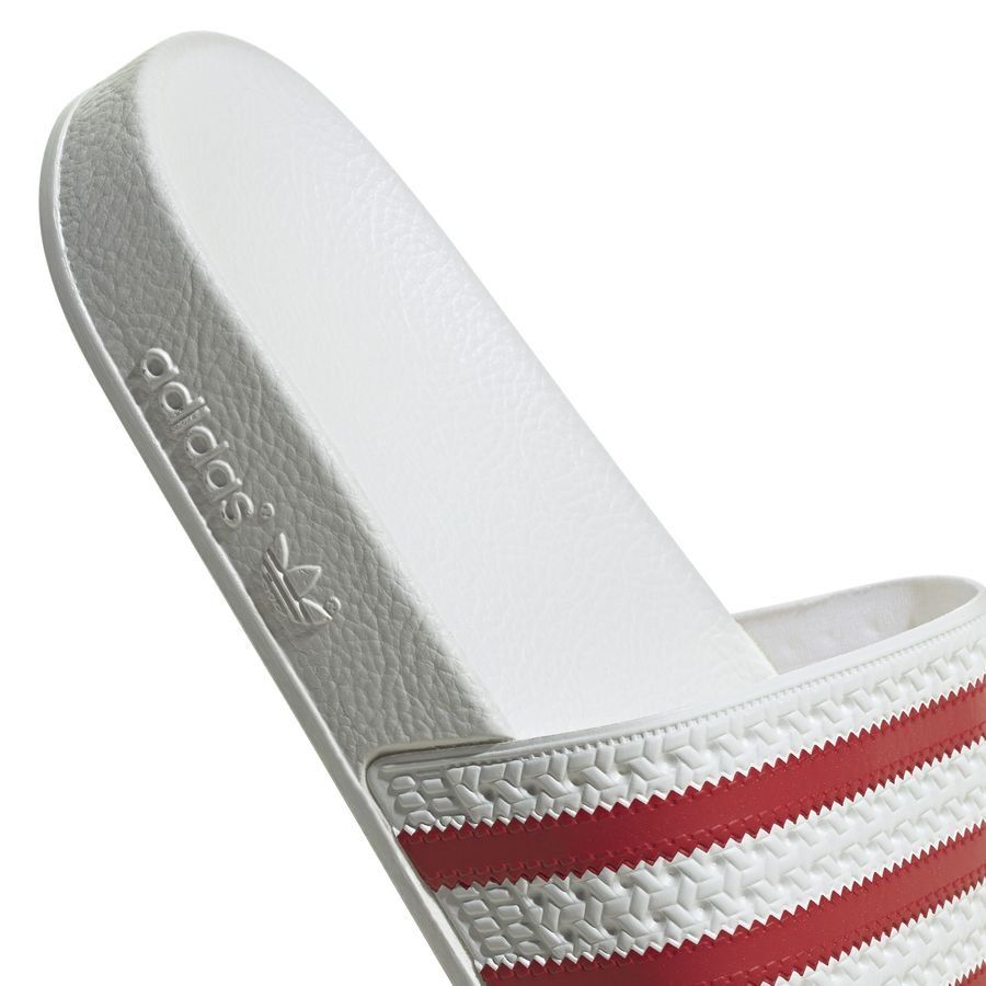 adidas Originals Claquettes adilette - Blanc/Rouge Femme