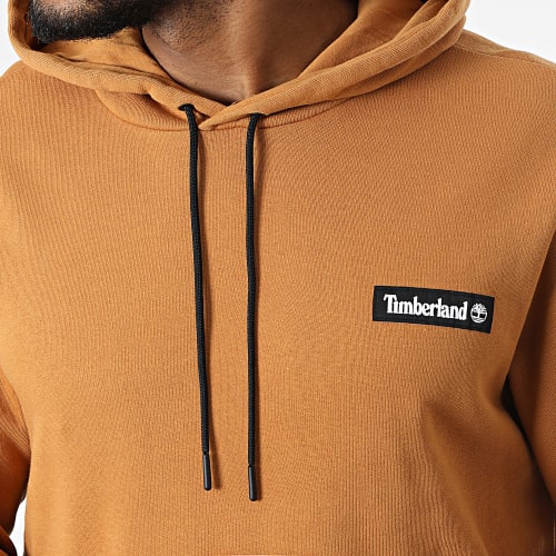 Sweat Capuche Badge A6CB6 Camel