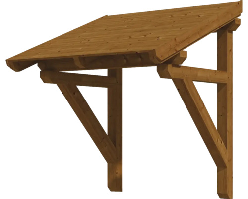 SKAN HOLZ Luifel Potsdam 1 notenhout 176x156 cm