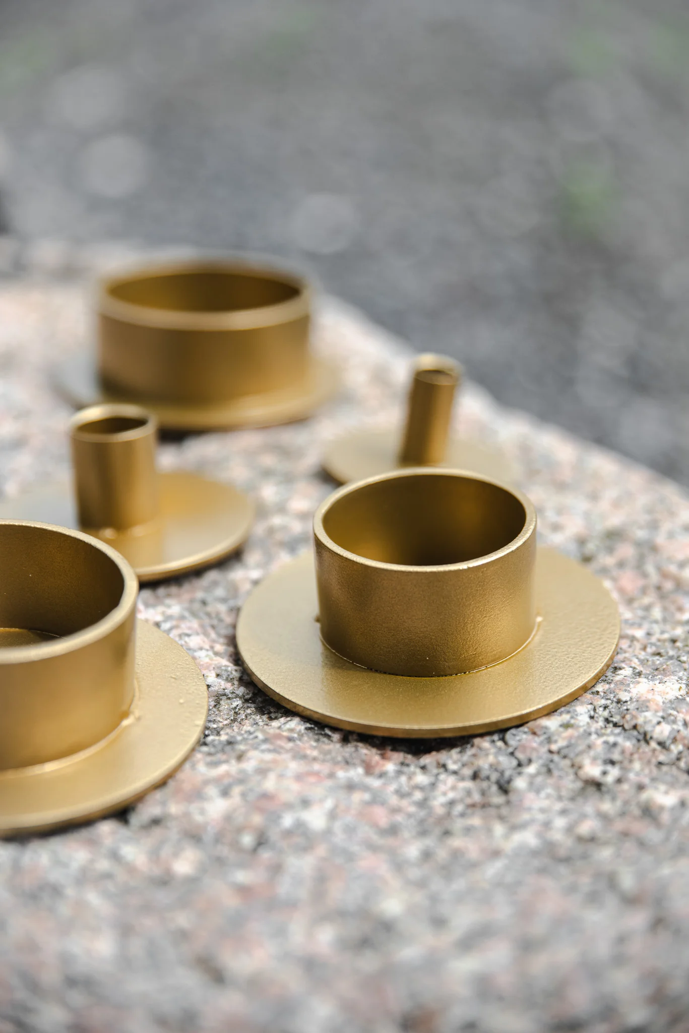 Kunstindustrien  Cirkelstage, guldfarvet - Ø5 cm.