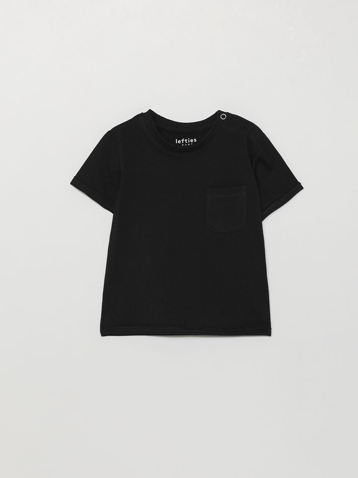 Pacote com 4 camisetas lisas de manga curta - Brancas