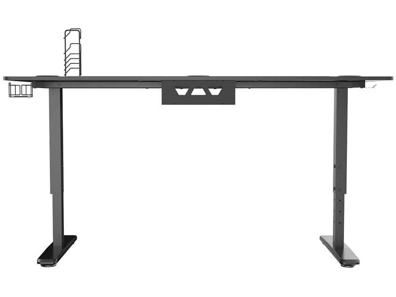 Ultradesk Gaming Tisch Cruiser Rot Stabiler Gaming-Tisch für bis zu drei Monitore