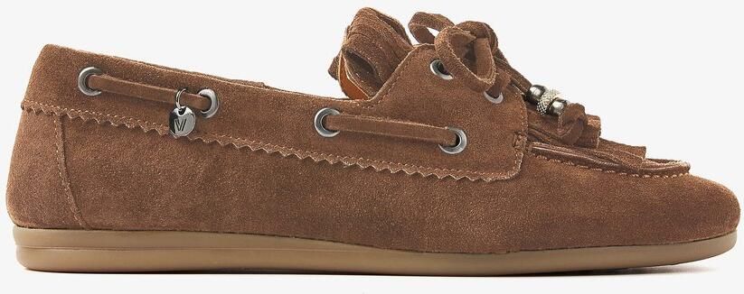 VIA VAI Loafers Dames June Loua Maat: 42 Materiaal: Suède Kleur: Bruin