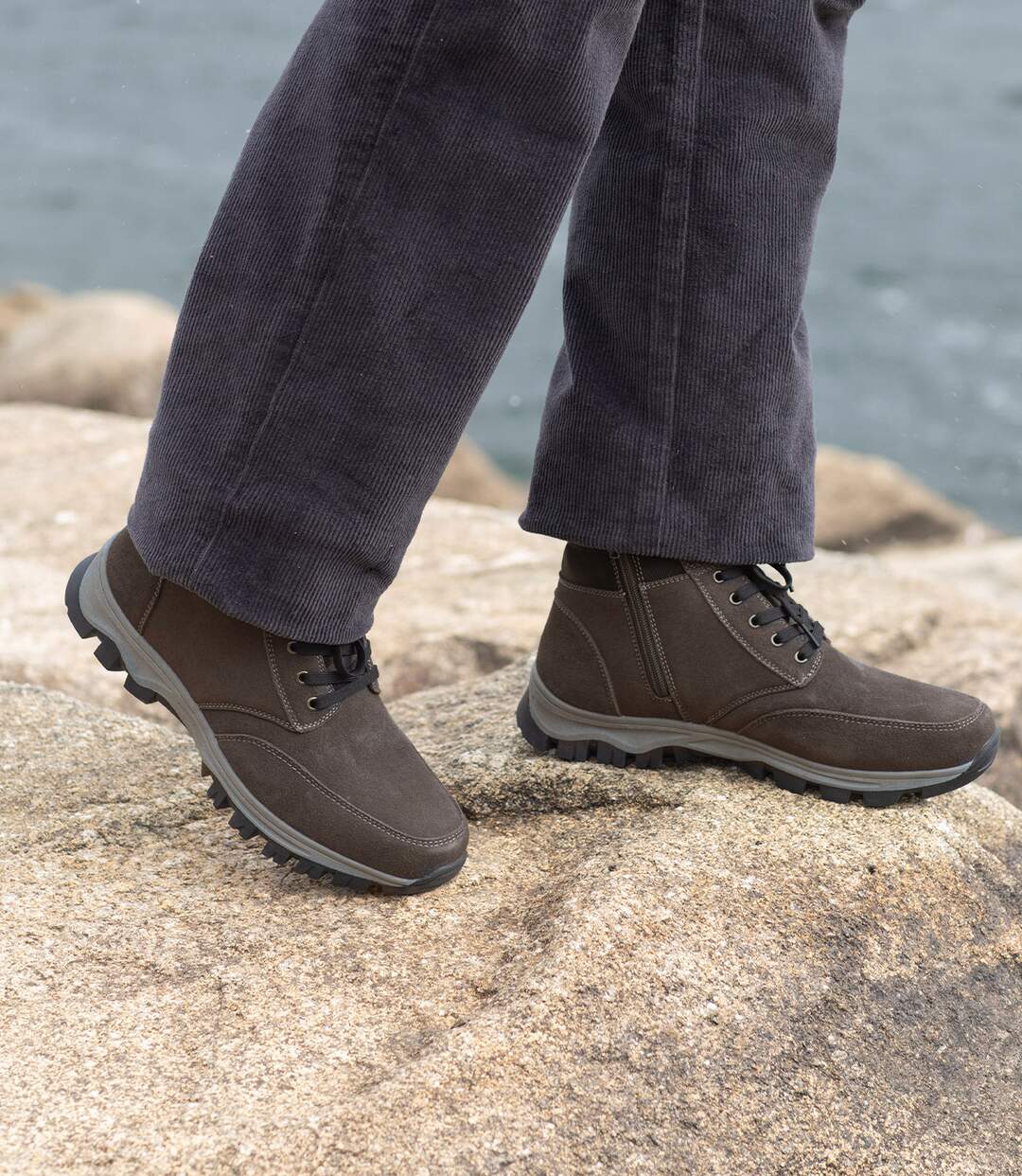 Chaussures Montantes Zippées