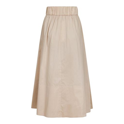 Neo Noir Yara Poplin Nederdel, Dark Sand, 34