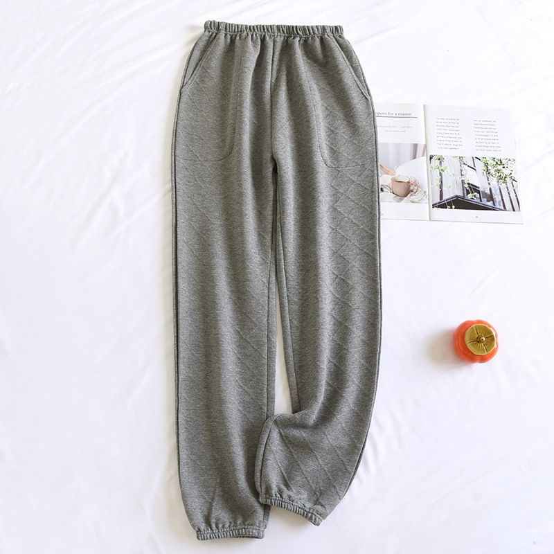Somnus - Koppel bijpassende elastische taille harem pyjamabroek (verschillende ontwerpen)