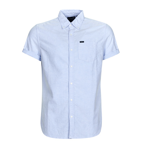 Superdry - VINTAGE OXFORD S/S SHIRT - Bleu