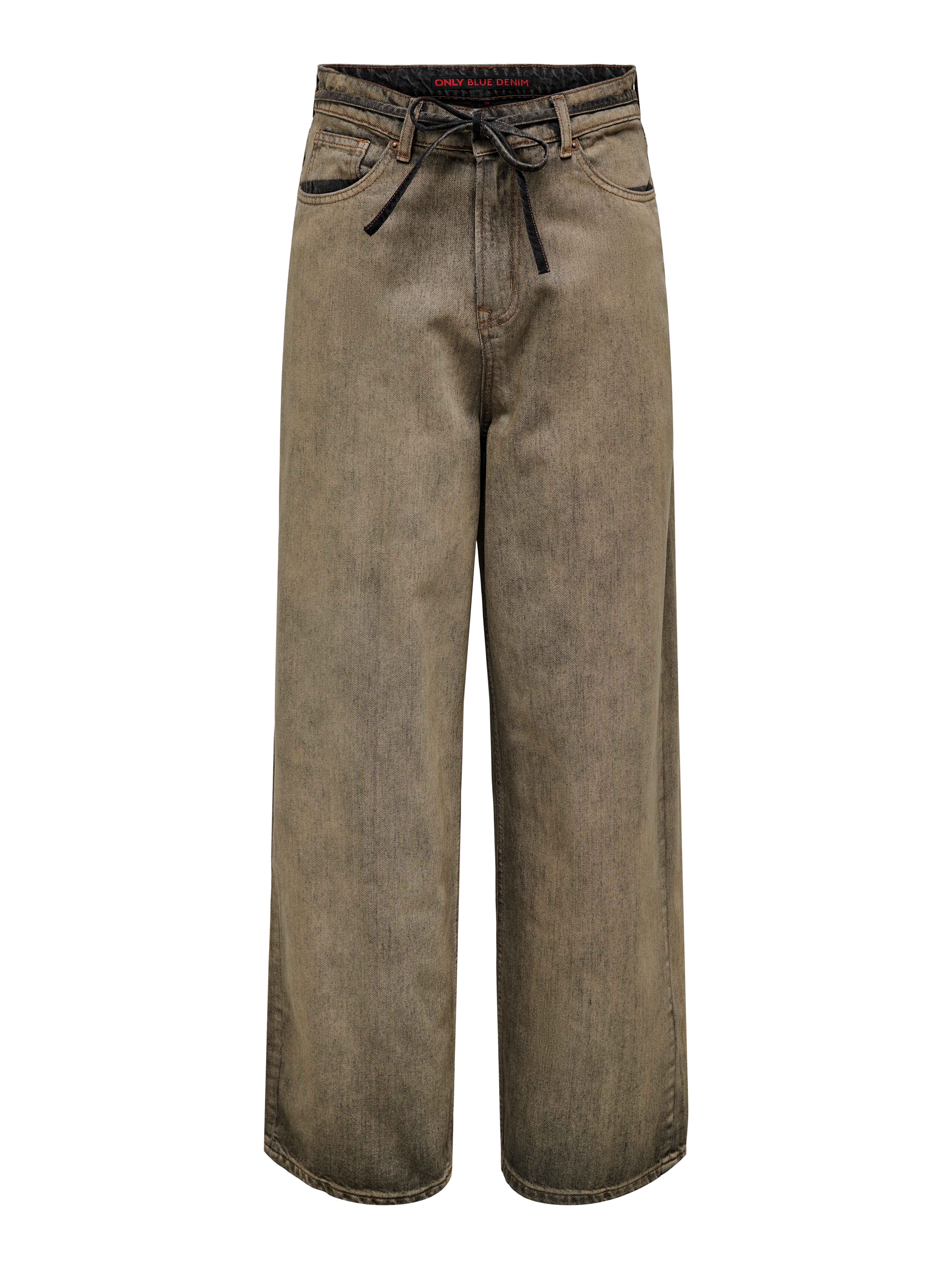 ONLBLEECKER Mittlere Taille Locker geschnitten Jeans Washed Black