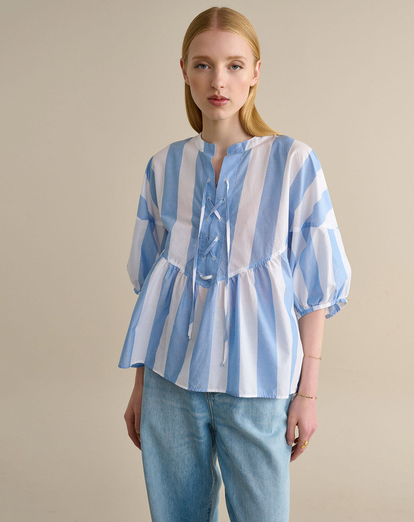 Bellerose Blouse Agadir bleu/blanc