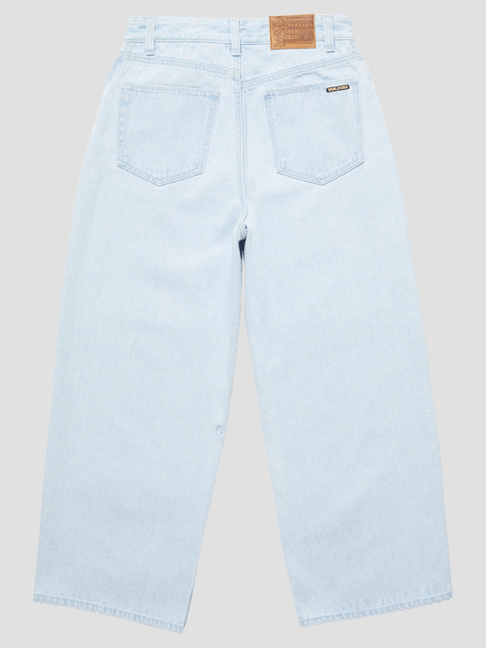 Volcom Bb Chillow Denim Kids Pants light blue