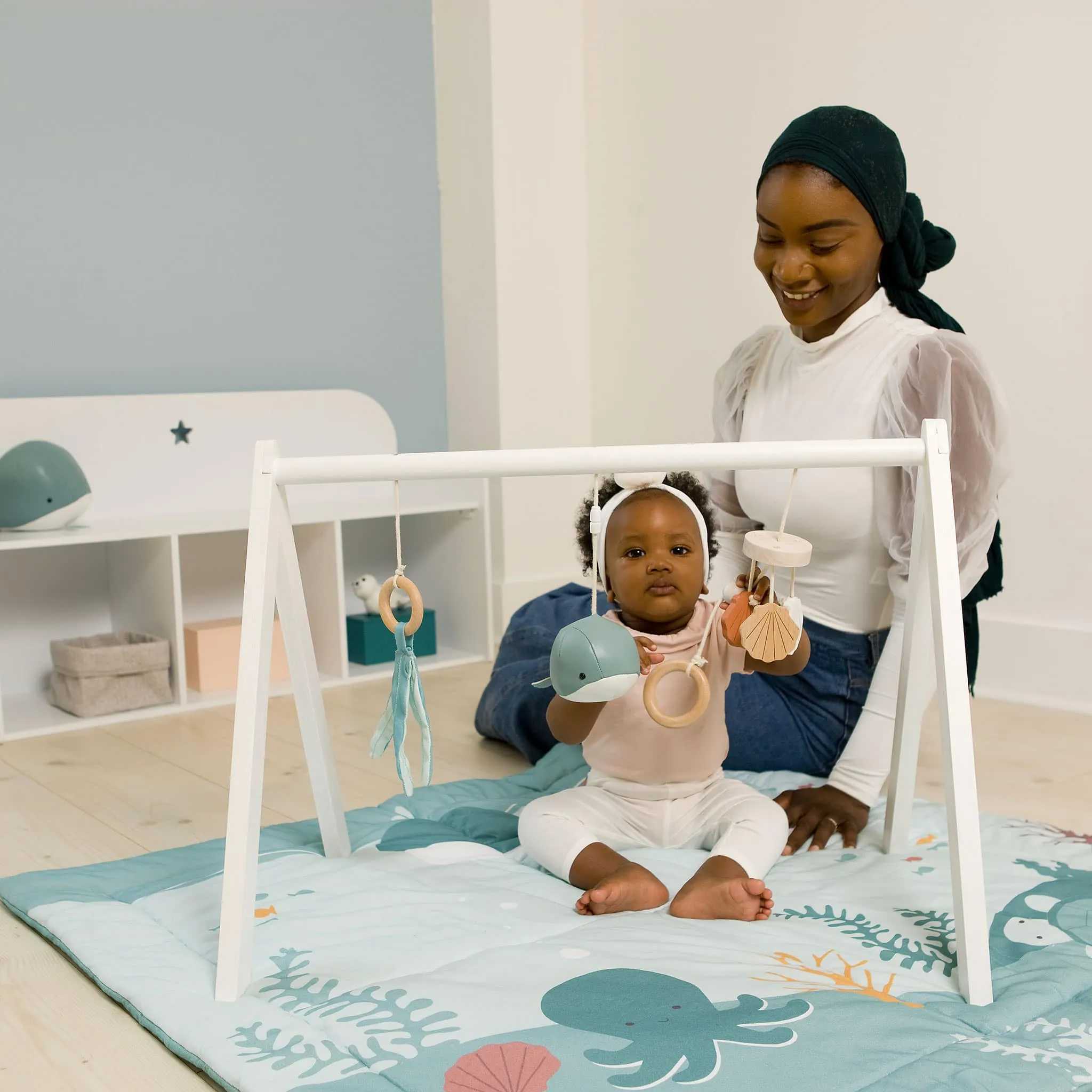 LittleBigFriends Arche d'Activités en Bois - Océan