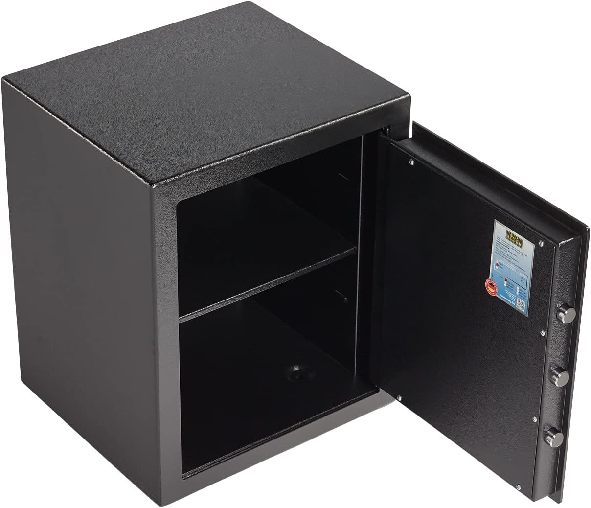 Burg-Wächter Möbeltresor mit elektronischem Zahlenschloss, Home-Safe, Sicherheitsstufe B, Feuerschutz DIN 4102, ECB S-zertifiziert, 45,3 l, 49 kg, H 240 E, Schwarz