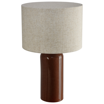 KARWEI tafellamp Iven brique ø30x49cm