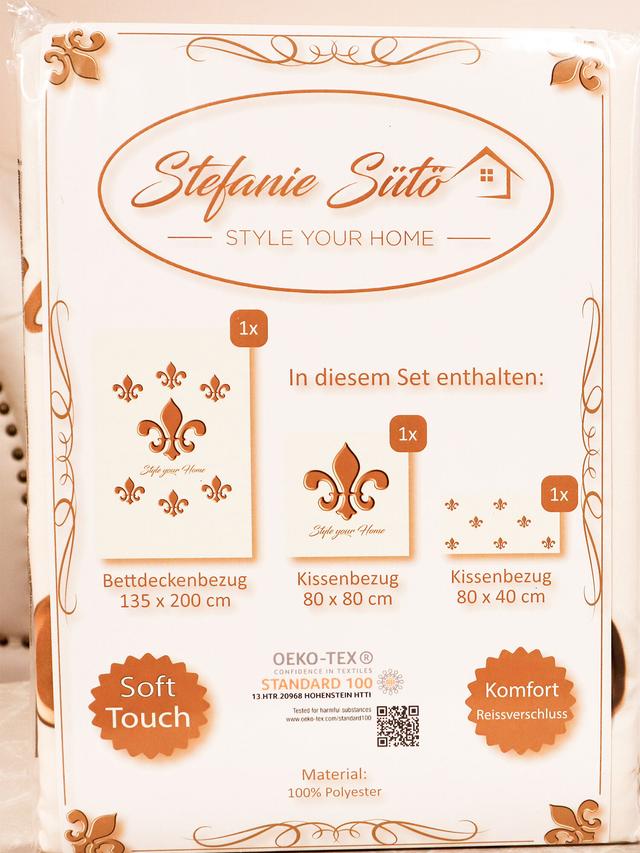 STYLE YOUR HOME Bettwäsche 3-teiliges Set, Softtouch