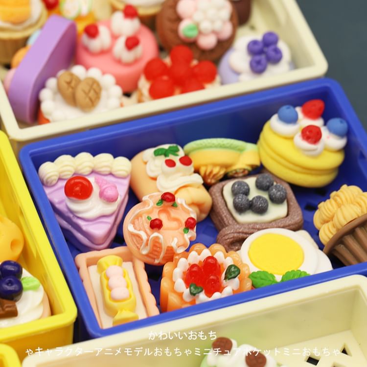 Ffeluro - Poppenhuis Miniatuur Voedsellade / Dessert / Set (Diverse Ontwerpen)