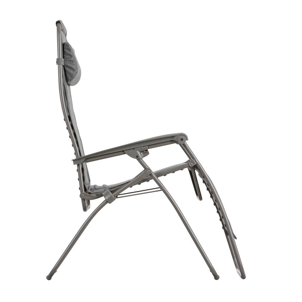 Gepolsterte Zero-Gravity-Relaxliege - XL RSX Clip XL LightComfort® Grau Ombre