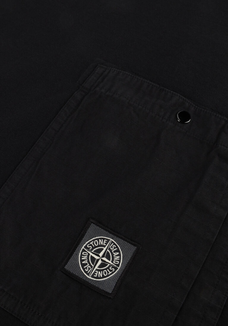 zwarte stone island t-shirt ss t-shirt s0115