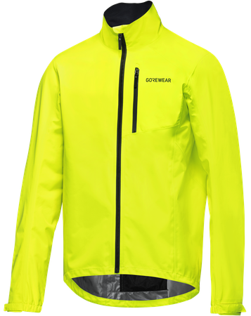 GLIDEWHEEL GTX Herren-Regenjacke  neon yellow  XL