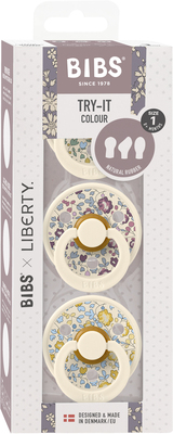 BIBS Try-it Colour Smokk 3-Pack Str 1, Liberty/Eloise
