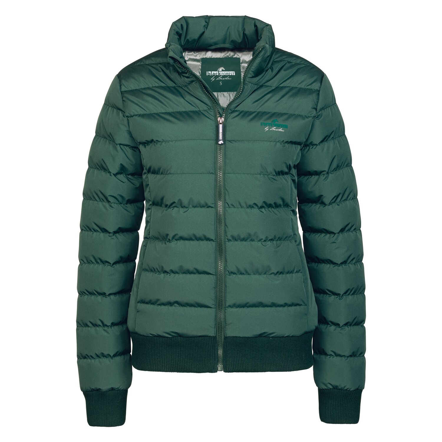 black forest Steppjacke mit Stehkragen  - race green