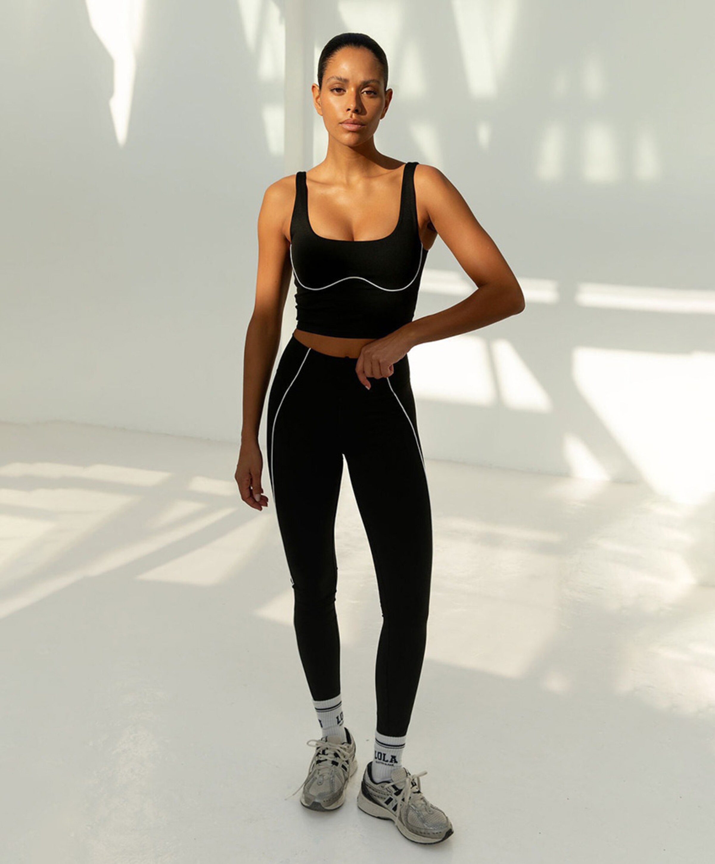 The Lola Club Alma dames tights zwart