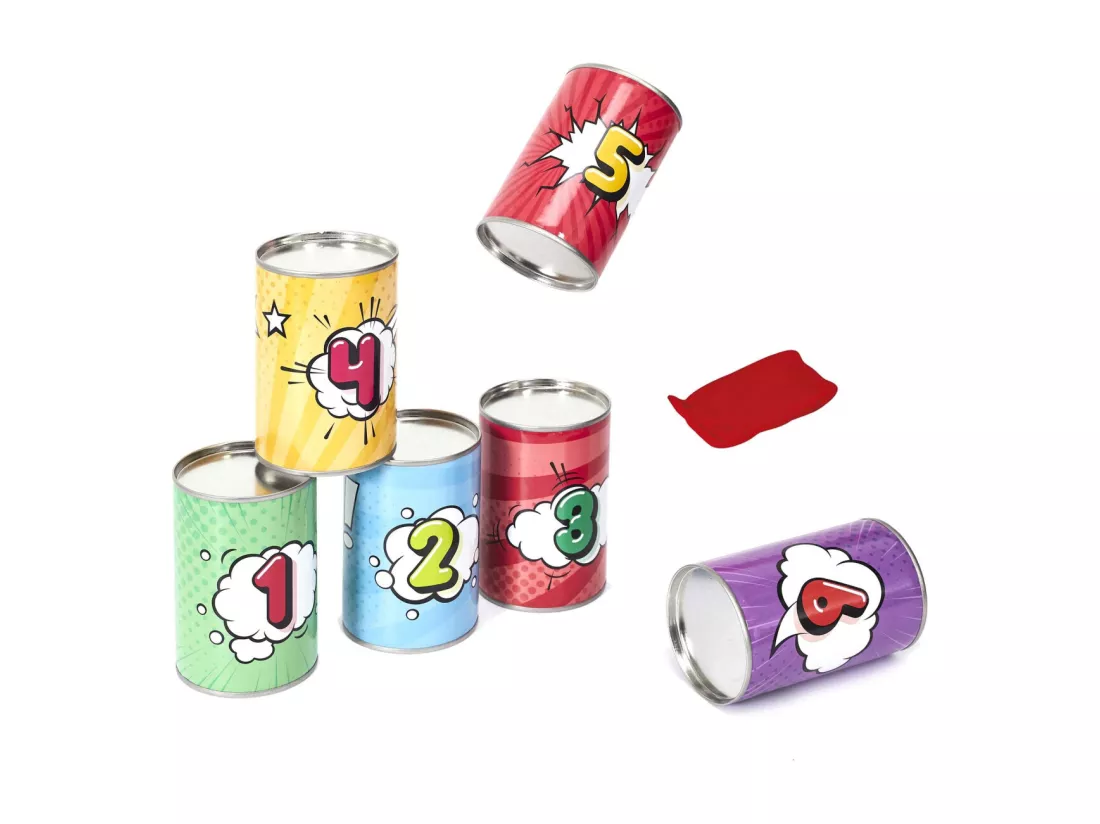 Jeu chamboule tout avec 3 balles