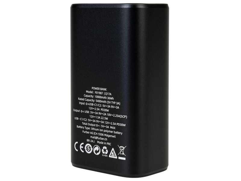 onit Powerbank Pro Block Mini 10000 mAh PD Leistungsstarke Powerbank in kompaktem Design mit drei Ladeanschlüssen