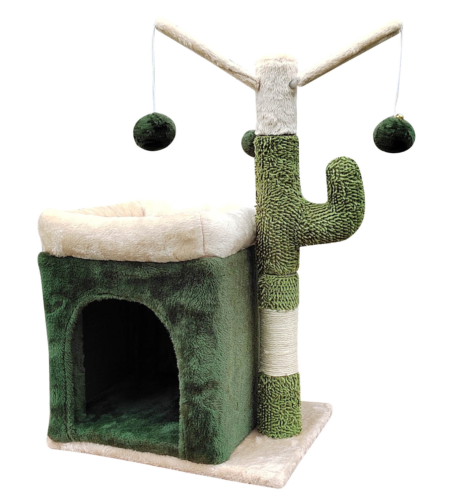 Katzenbaum CACTUS 70 cm grün