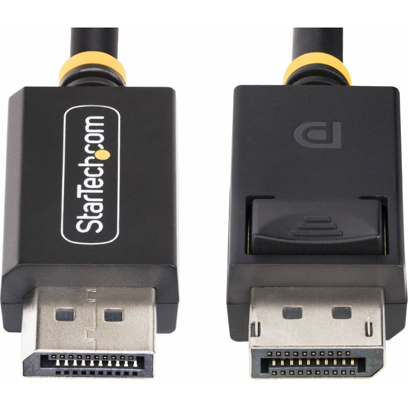 StarTech.com Câble DisplayPort 2.1 de 1m, Câble DisplayPort DP80 Certifié VESA avec UHBR20/HDR/DSC 1.2a/HDCP 2.2, 16K/8K 60Hz, 4K 240Hz, 80Gbps, Câble DP 2.1, Cordon pour Écran/Moniteur UHD, M/M