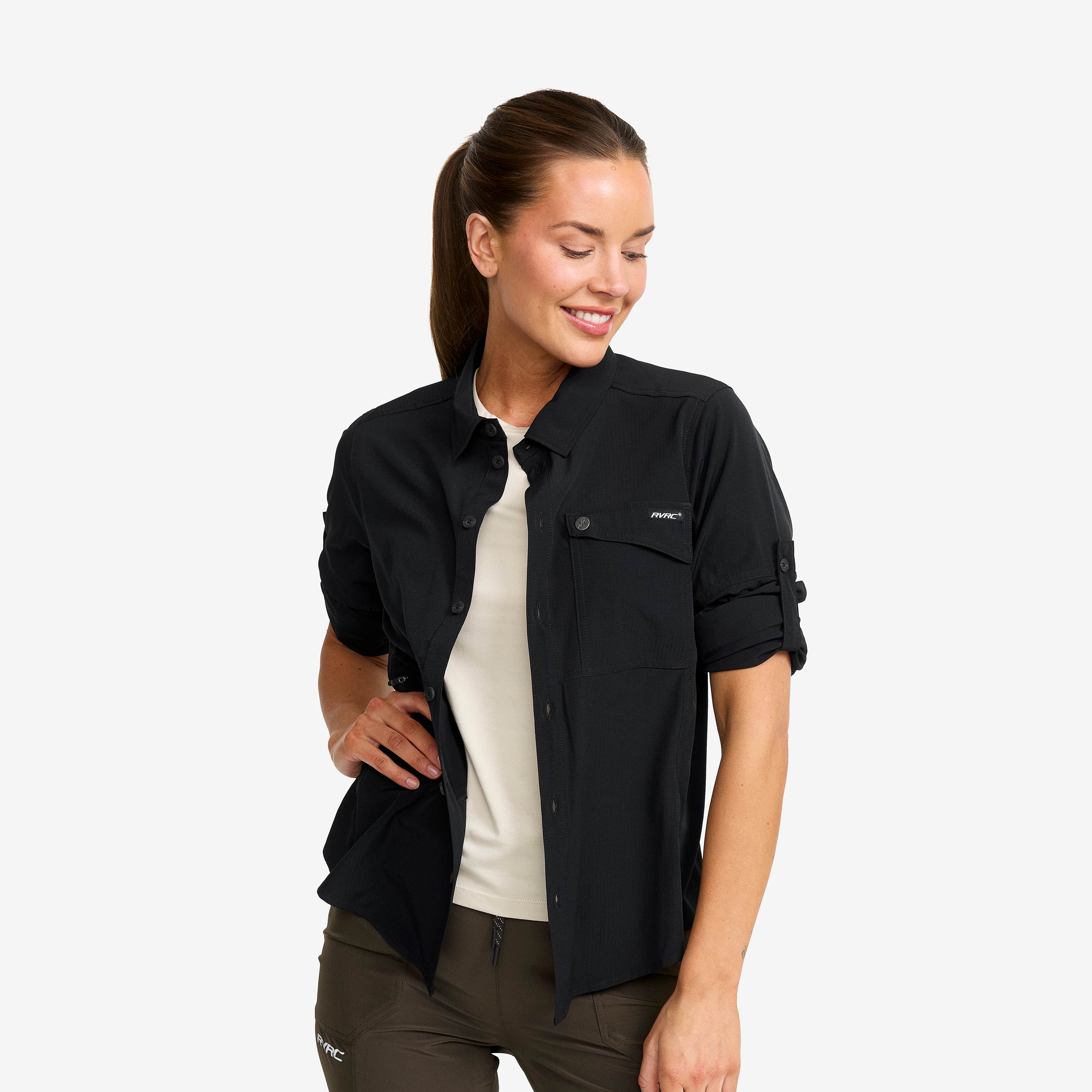 Gradient Pro UV Shirt Dame Black