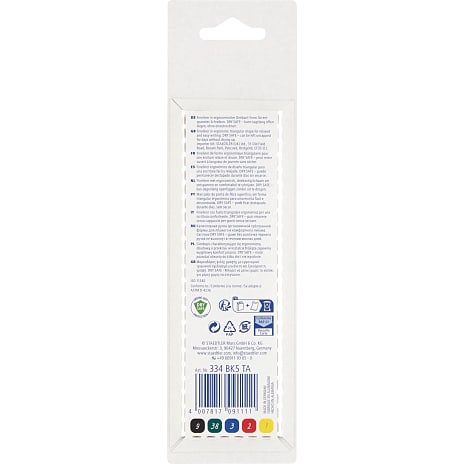 Staedtler Triplus fineliner 5 stk.