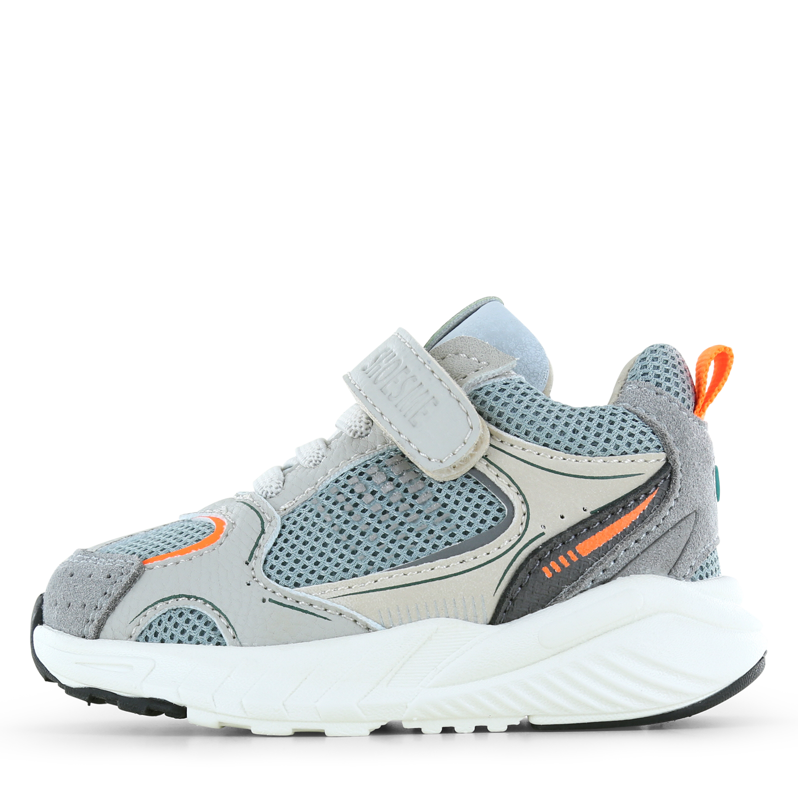 Shoesme grijs sneakertje Mesh, Microfiber leer, Suède | Jongens schoenen