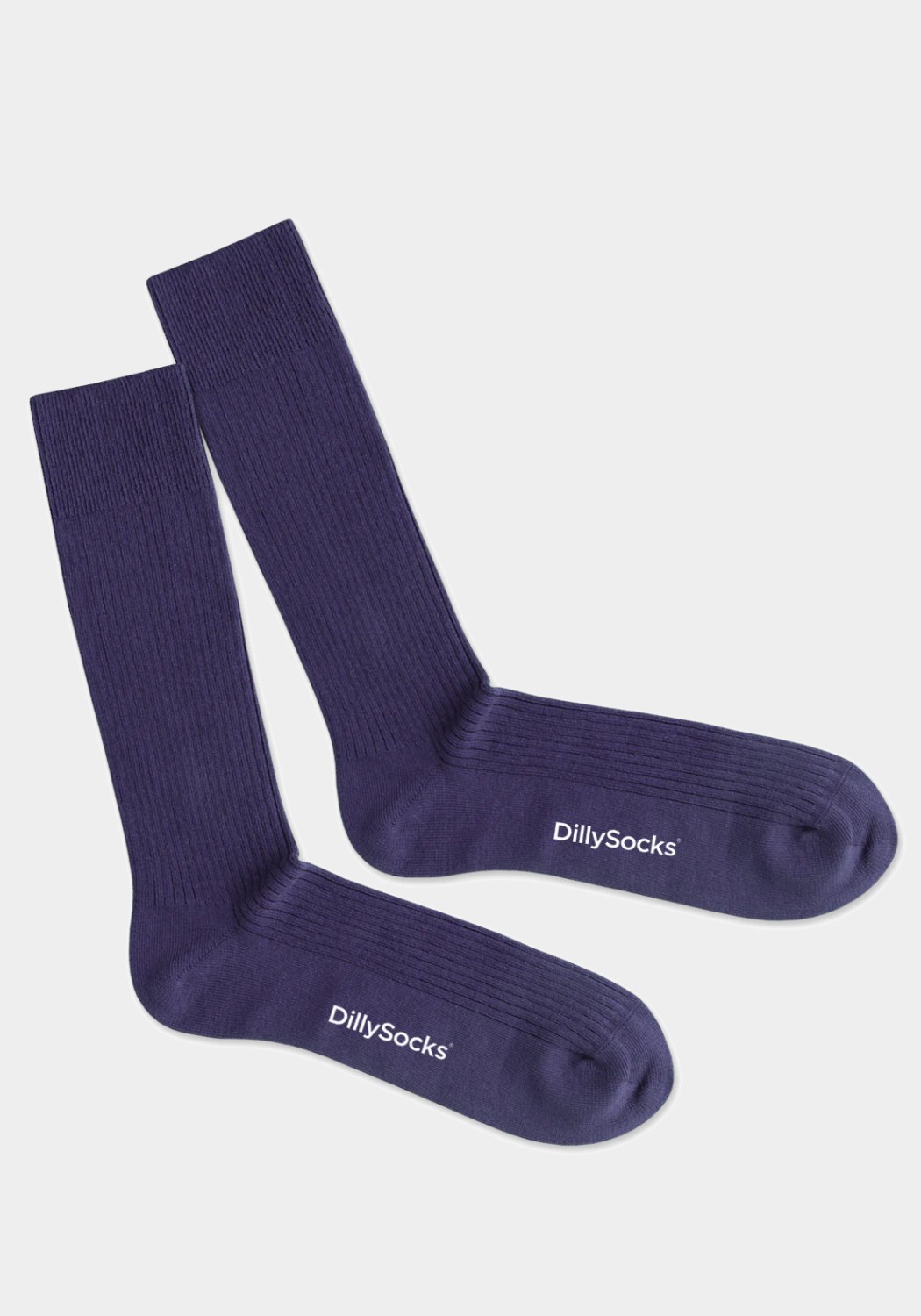 DillySocks Socken Ribbed Deep Purple