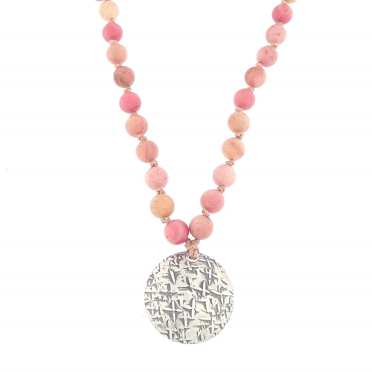 Sautoir Mala Rhodonite