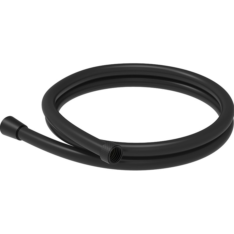 Schütte Madura doucheslang mat zwart 150 cm