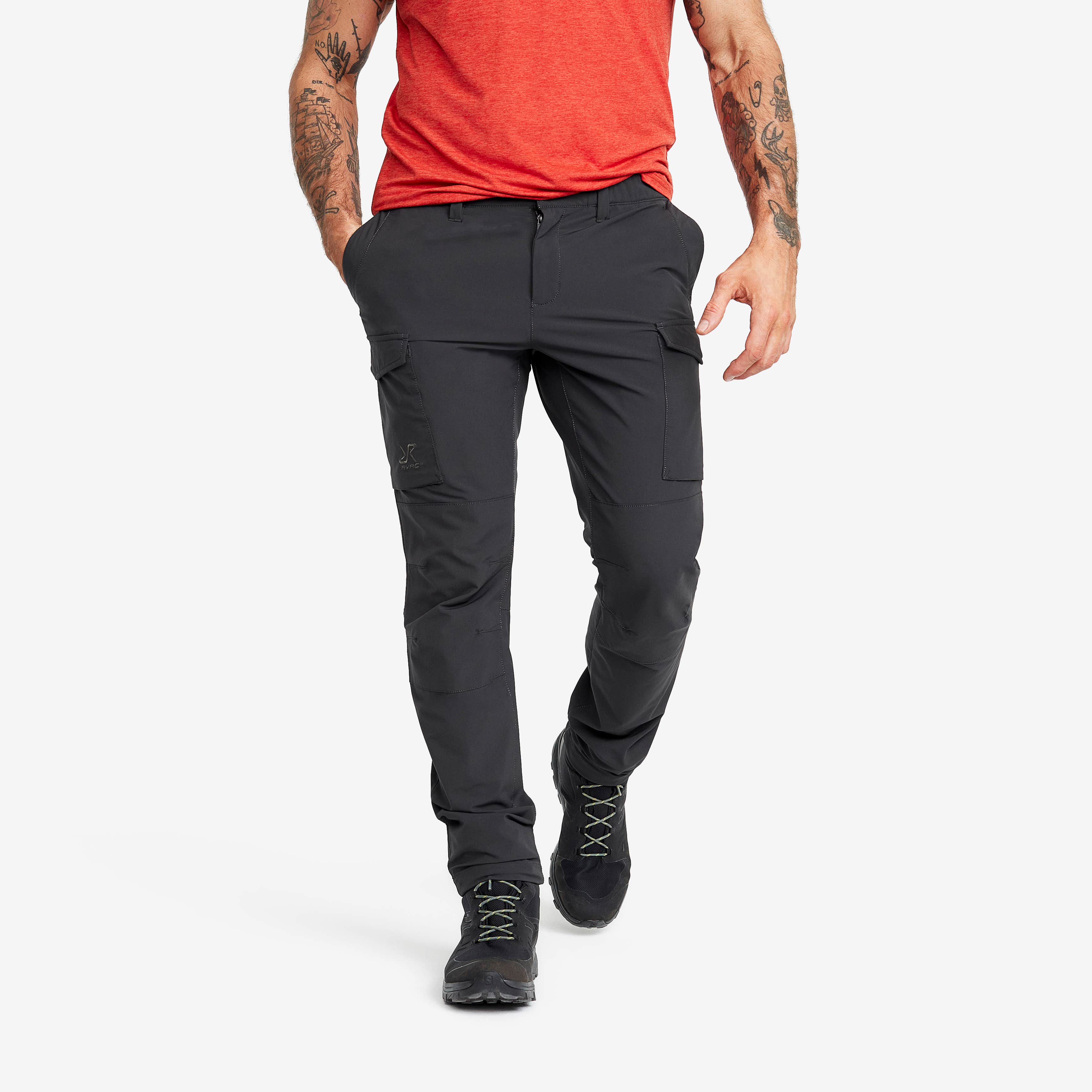 Adventure Cargo Stretch Pants Herre Anthracite