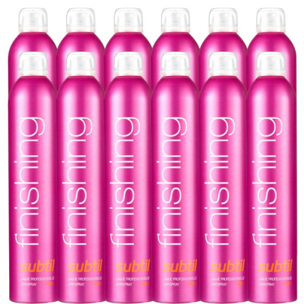 Pack de 12 laques Finishing Subtil 500ML