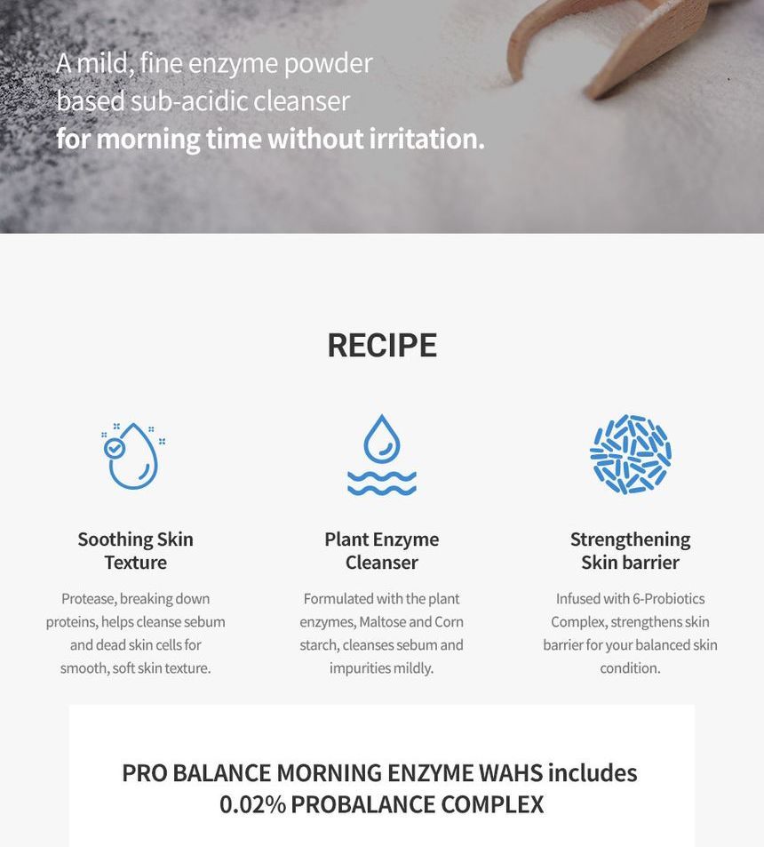 Dr. Ceuracle - Pro Balance Ochtend Enzym Wasmiddel
