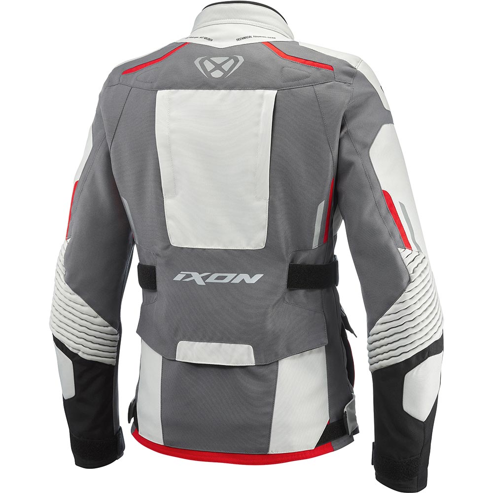 Ixon - Veste femme Midgard Lady Gris / Noir / Rouge