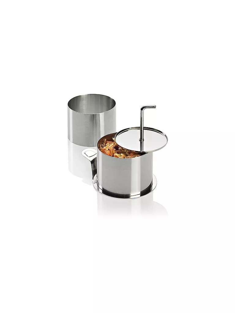 LURCH Speiseringe Edelstahl 8teilig silber